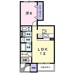 サンシャイン21 1LDKの間取図画像