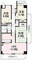 グラン新蔵2階6.9万円