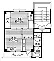 ビレッジハウス白鳥2号棟5階2.7万円