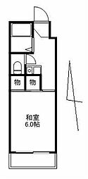 木村ハイツ 1Kの間取図画像