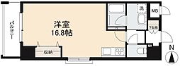 PASAR古新町 ワンルームの間取図画像