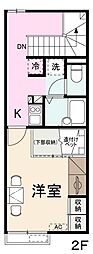 レオパレスアヴニール元山 1Kの間取図画像
