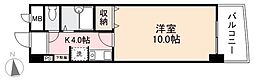ロゼ花ノ宮 1Kの間取図画像
