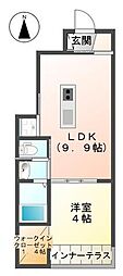 ソラーレ 1LDKの間取図画像
