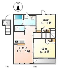 物件の間取り