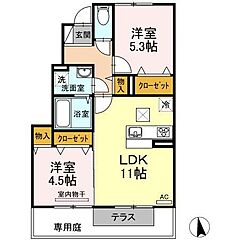物件の間取り