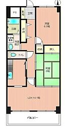 スカール屋島 2LDKの間取図画像