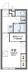 レオパレスPineCrest 1Kの間取図画像