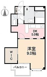 Glitter2 1DKの間取図画像
