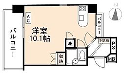 R-RESIDENCETAKAMATSU ワンルームの間取図画像