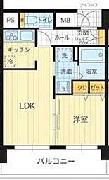 La・Tour 1LDKの間取図画像