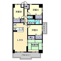 リマーニ太田 4LDKの間取図画像