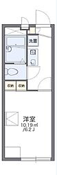 レオパレス浜ノ丁 1Kの間取図画像