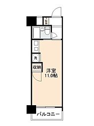 ダイアパレス築地 ワンルームの間取図画像