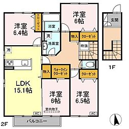 ソラーナK 4LDKの間取図画像