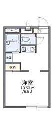 レオパレスラポール松福 1Kの間取図画像