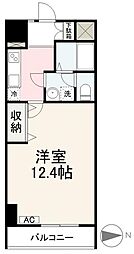 アパートメントS3 1Kの間取図画像