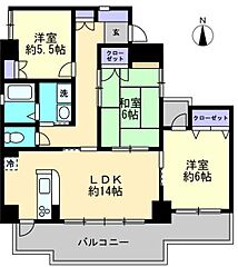 物件の間取り