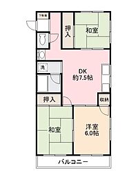 三条サウスピア 3DKの間取図画像