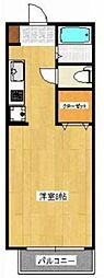 パルクメゾン ワンルームの間取図画像