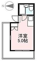 マッシュハイム扇町 ワンルームの間取図画像