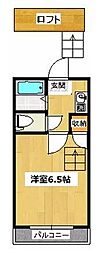 リッチモンド太田南 1Kの間取図画像