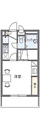 レオパレス川添 1Kの間取図画像