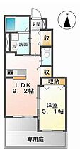 ハピネス古高松 105 ｜ 香川県高松市高松町150-1（賃貸アパート1LDK・1階・38.94㎡） その2