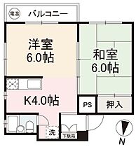 小西マンション（多賀町） 301 ｜ 香川県高松市多賀町一丁目3-18（賃貸マンション2K・3階・36.85㎡） その2