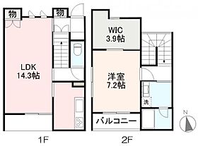 エクスペルテ B ｜ 香川県高松市伏石町987-1（賃貸アパート1LDK・1階・63.38㎡） その2