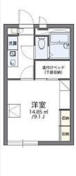 レオパレスASTC・da 1Kの間取図画像