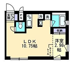 コリドールナカノ 303 ｜ 香川県高松市中野町13-2（賃貸マンション1LDK・3階・36.00㎡） その2