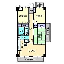 サンセリテ21 205 ｜ 香川県高松市昭和町ニ丁目15-13（賃貸マンション3LDK・2階・66.34㎡） その2