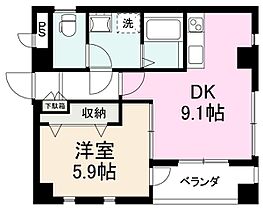 ボナールＫ 501 ｜ 香川県高松市松島町1丁目14番18号（賃貸マンション1DK・5階・38.63㎡） その2