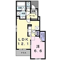 ルピナスII 103 ｜ 香川県高松市一宮町71番地（賃貸アパート1LDK・1階・45.80㎡） その2