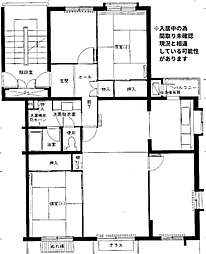 エステート夏見住宅2 4LDKの間取図画像