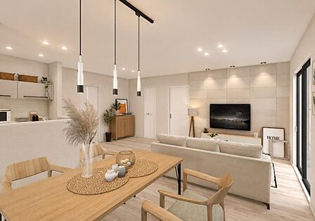 【LDK】リフォームプラン例。工事費用別途900万円要。 ※イメージパースです。