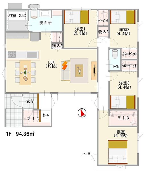 間取りを拡大表示