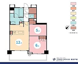 セルアージュ湘南ブリエテラス 2LDKの間取図画像