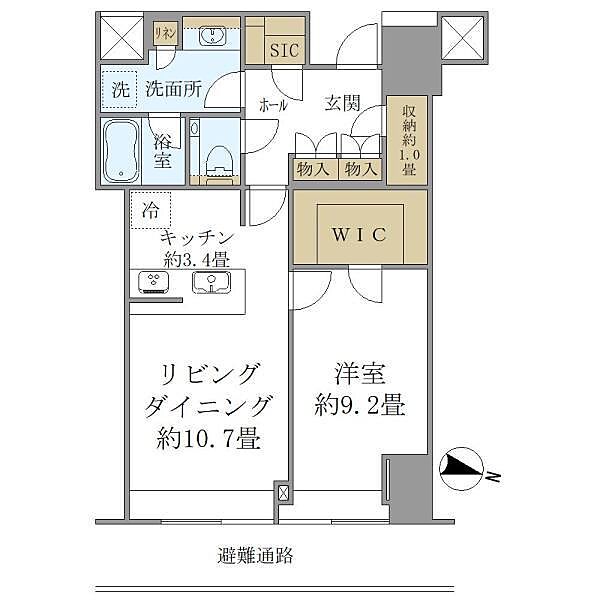 ＢｒｉｌｌｉａＴｏｗｅｒ堂島 ｜大阪府大阪市北区堂島2丁目(賃貸マンション1LDK・17階・62.94㎡)の写真 その2