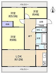 間取図画像 3LDK