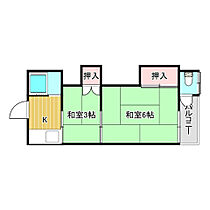 大阪府高槻市富田町6丁目（賃貸アパート2K・1階・23.00㎡） その2