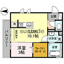 大阪府高槻市大手町（賃貸アパート1LDK・2階・34.88㎡） その2