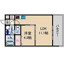 大阪府茨木市南春日丘7丁目（賃貸マンション1LDK・3階・37.00㎡） その2