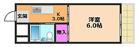 大阪府高槻市八丁畷町（賃貸マンション1K・3階・20.00㎡） その2