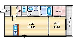 大阪府茨木市西河原2丁目（賃貸マンション1LDK・2階・36.49㎡） その2