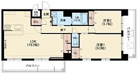 大阪府茨木市天王1丁目（賃貸マンション2LDK・3階・78.09㎡） その2