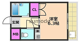 大阪府高槻市西冠3丁目（賃貸マンション1R・4階・19.00㎡） その2