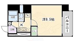 プレサンス京都御所西 1Kの間取図画像