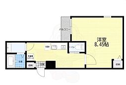 京都市上京区上立売通室町西入上立売町マンション 1Kの間取図画像